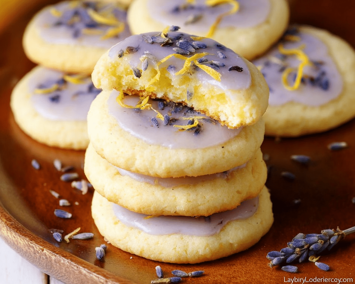 Lavender Lemon Cookies For Spring Desserts