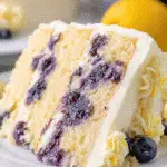 Lemon Blueberry Layer Cake