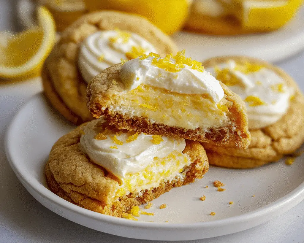 Lemon Cheesecake Cookies For Spring Desserts