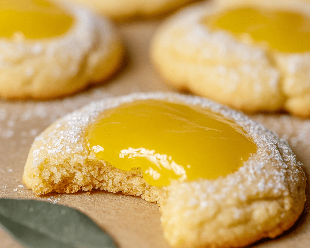 Lemon Curd Cookies For Spring Desserts