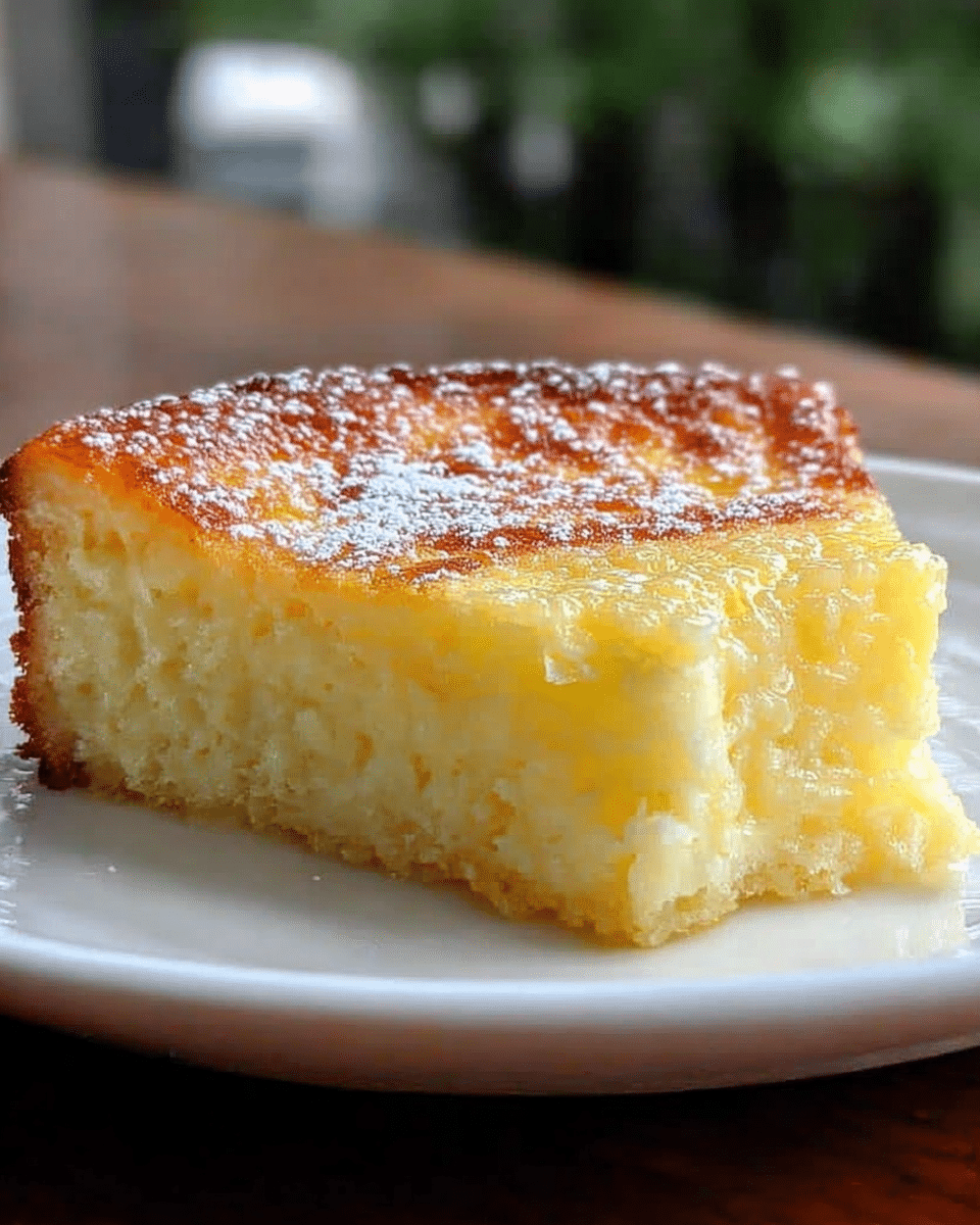 Lemon Custard Cake