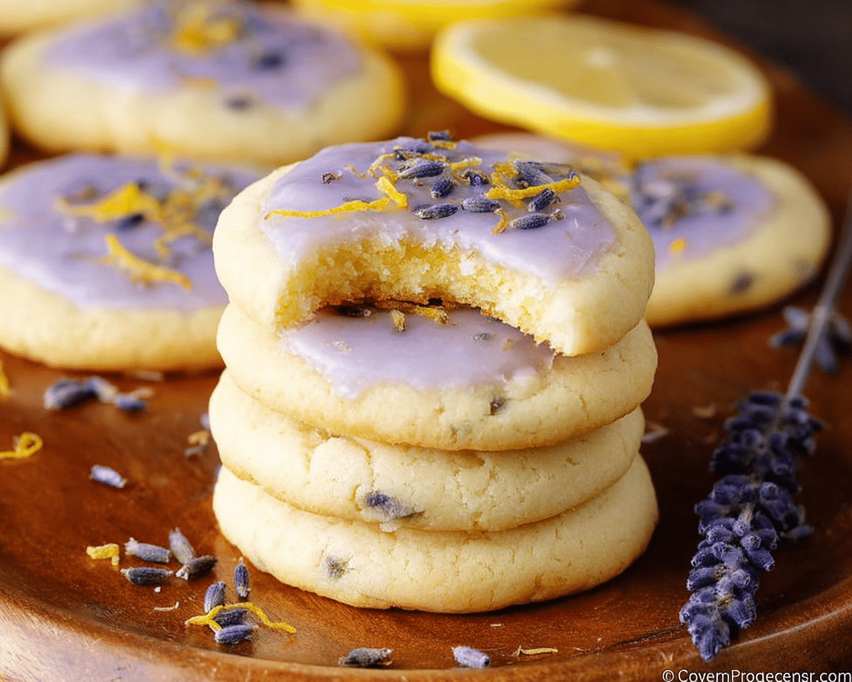 Lemon Lavender Cookies For Spring Desserts