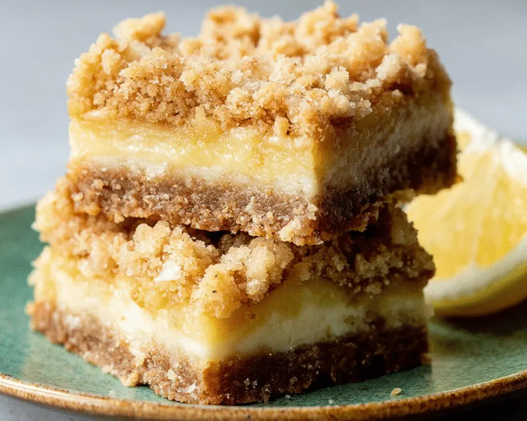 Lemon Oatmeal Crumble Bars