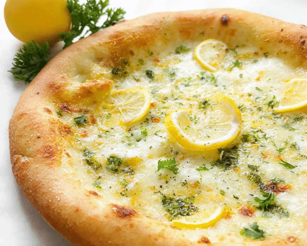 Lemon Pizza For Spring Dinner