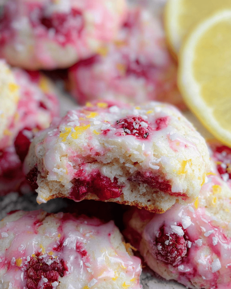 Lemon Raspberry Cookies