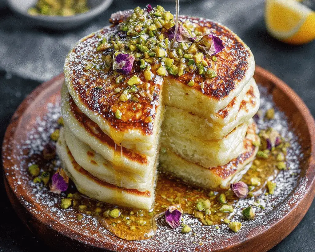 Lemon Ricotta Syrian Pancakes For Spring