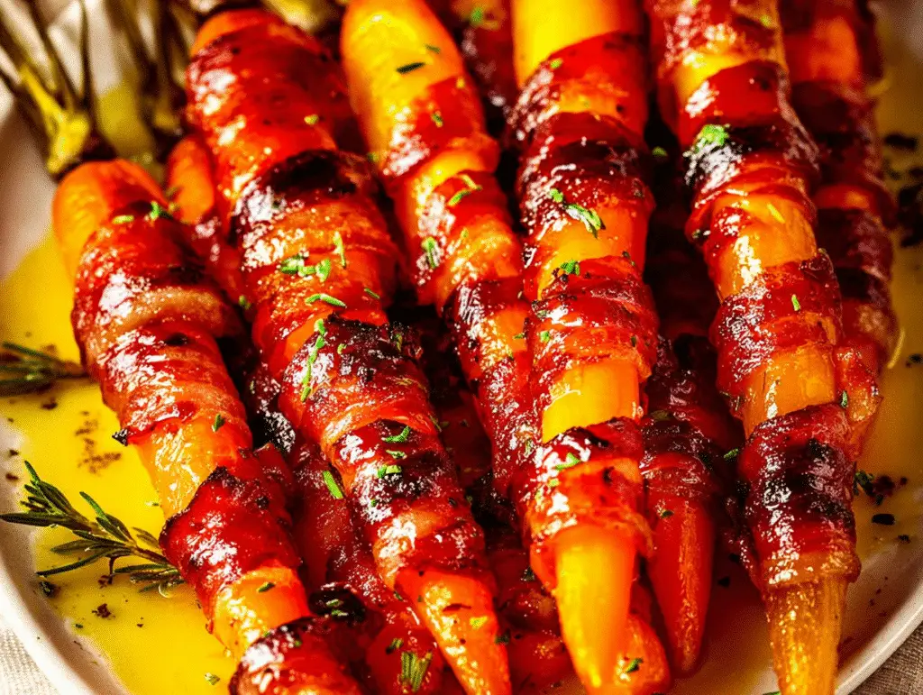 Maple Bacon Carrots
