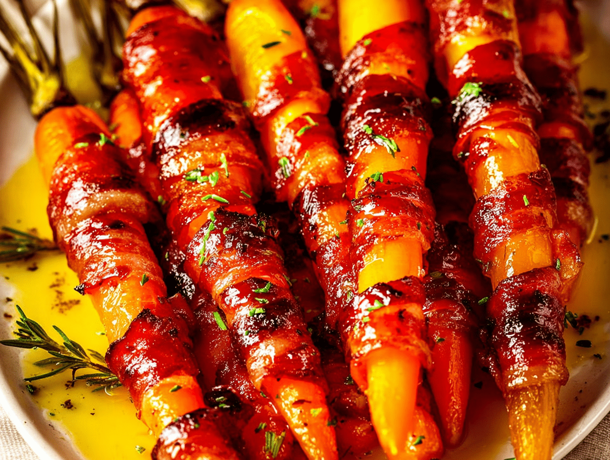 Maple Bacon Carrots