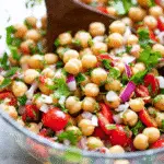 Mediterranean Chickpea Salad For Spring