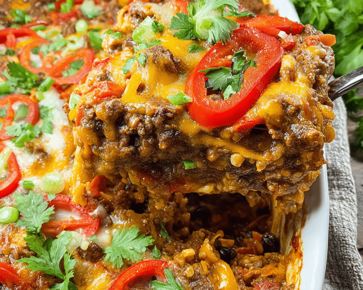Mexican Beef Casserole For Spring