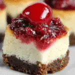 Mini Cherry Cheesecake For Spring