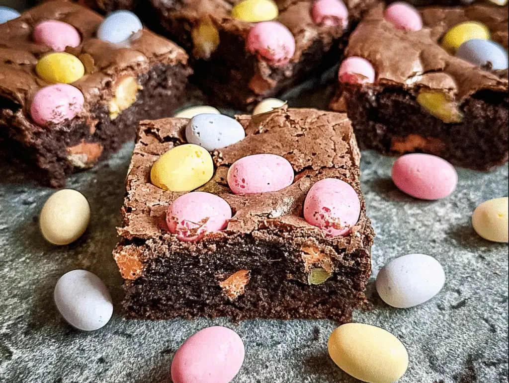 Mini Eggs Brownies
