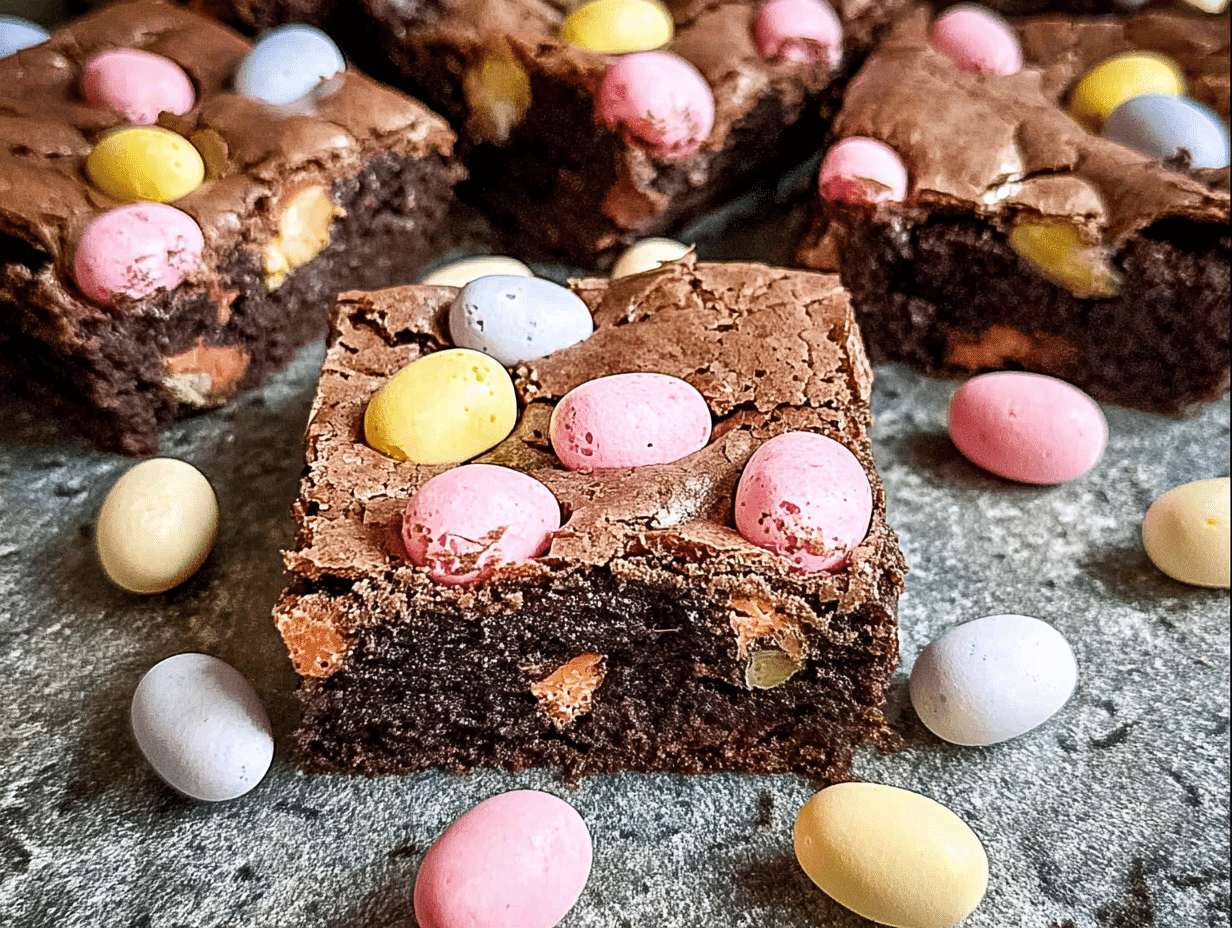 Mini Eggs Brownies