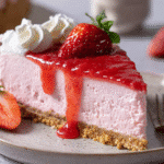 No-Bake Strawberry Cheesecake