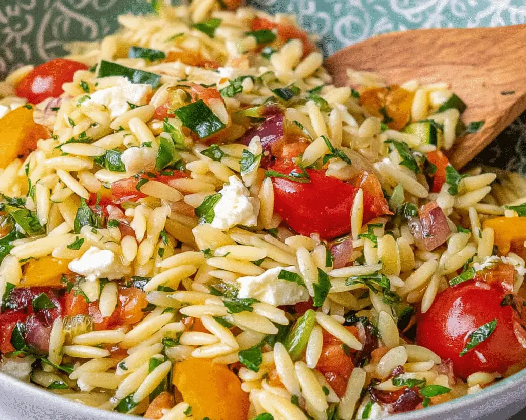 Orzo Salad For Spring Dinner