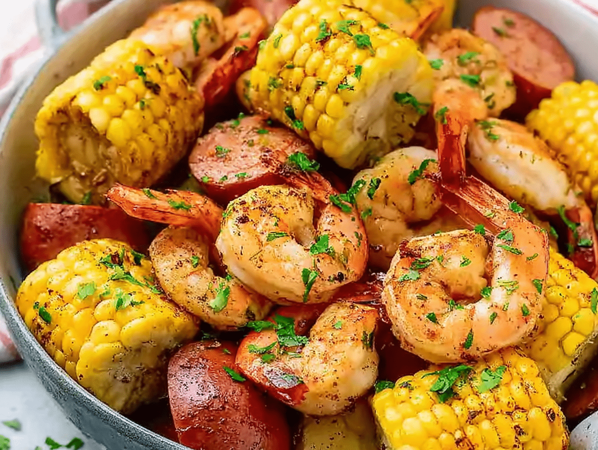 Oven Baked Shrimp Boil