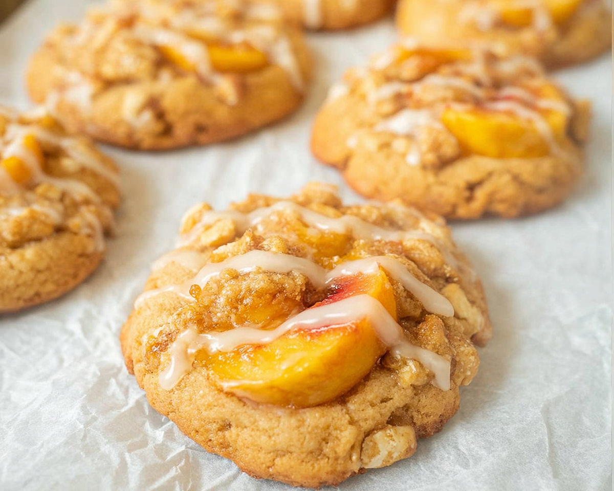 Peach Cobbler Cookies