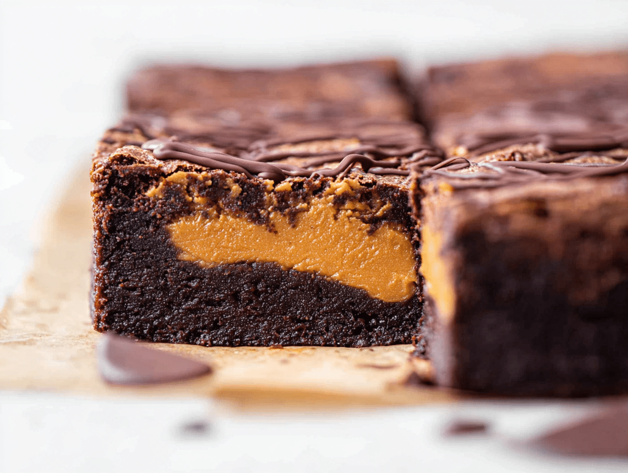 Peanut Butter Brownies