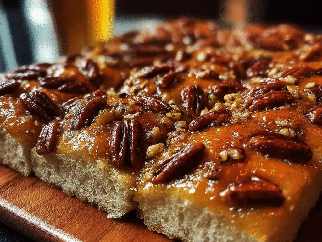 Pecan Focaccia Bread