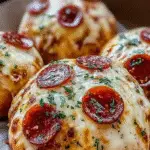 Pepperoni Pizza Bombs
