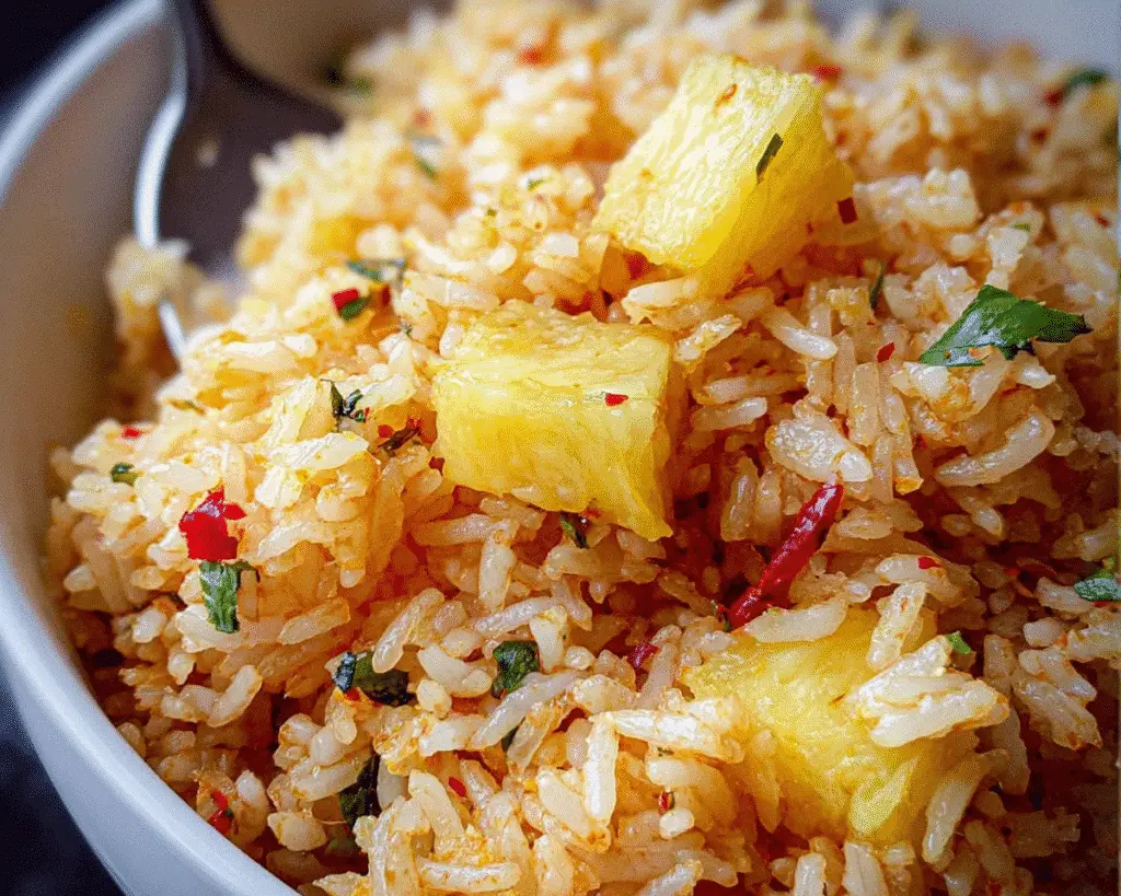 Pineapple Rice For Spring Dinner