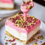 Pistachio Rose Milk Cake