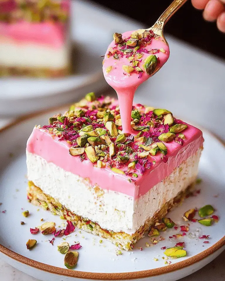 Pistachio Rose Milk Cake