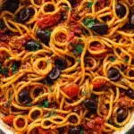 Quick Pasta Puttanesca For Spring