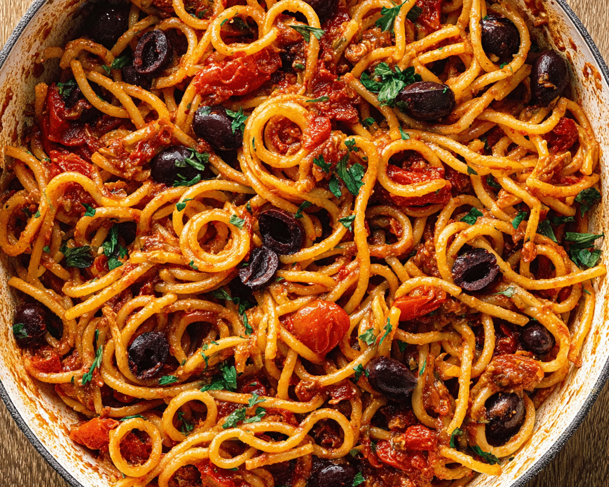 Quick Pasta Puttanesca For Spring