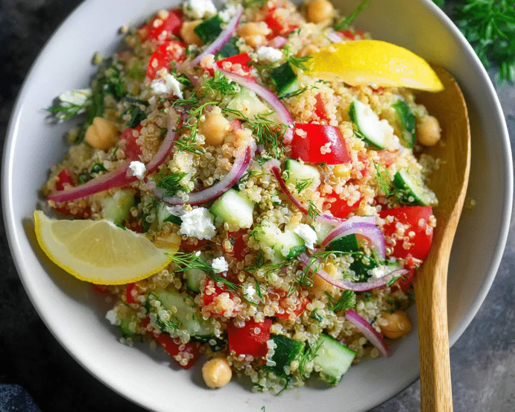 Quinoa Salad with Lemon Vinaigrette For Spring
