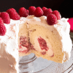 Raspberry Angel Food Cake