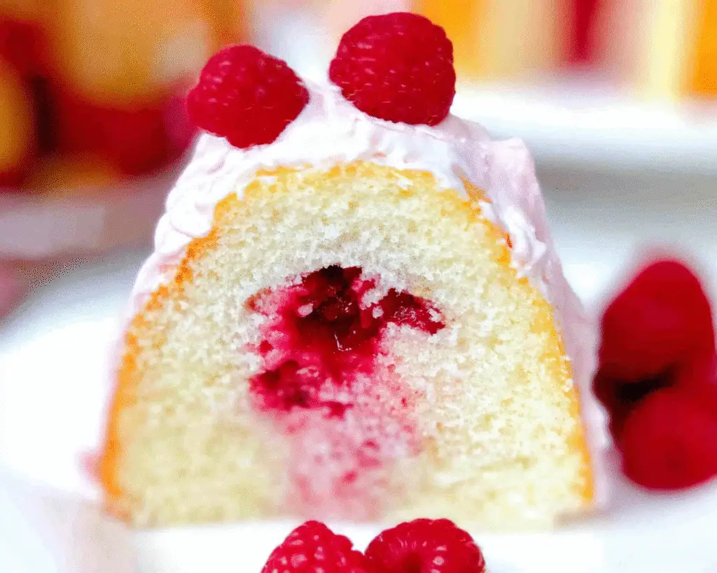 Raspberry Angel Food Cake For Spring Desserts