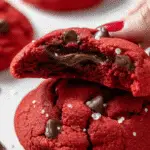 Red Velvet Nutella Cookies