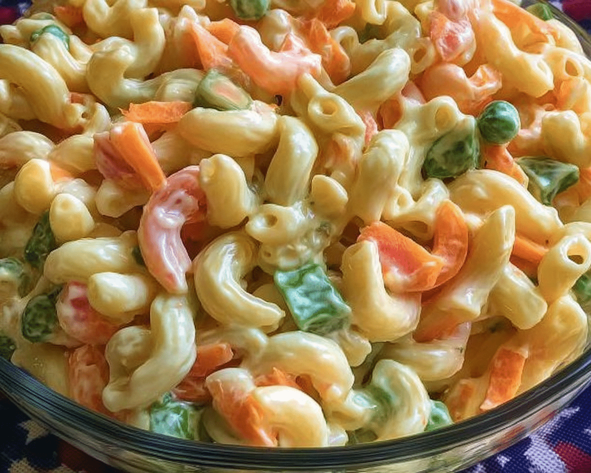 Retro Pasta Salad For Spring