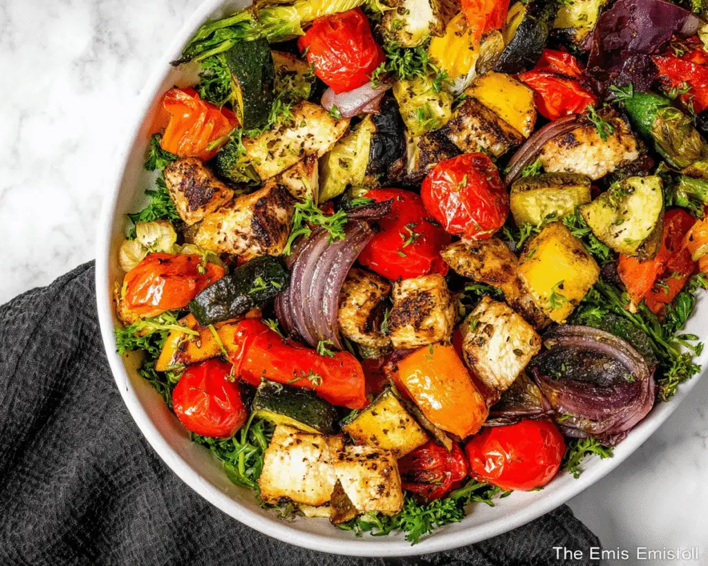 Roasted Vegetable Salad For Spring