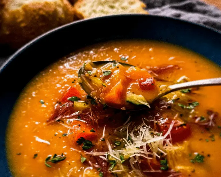 Roasted Vegetable Soup For Spring Dinner