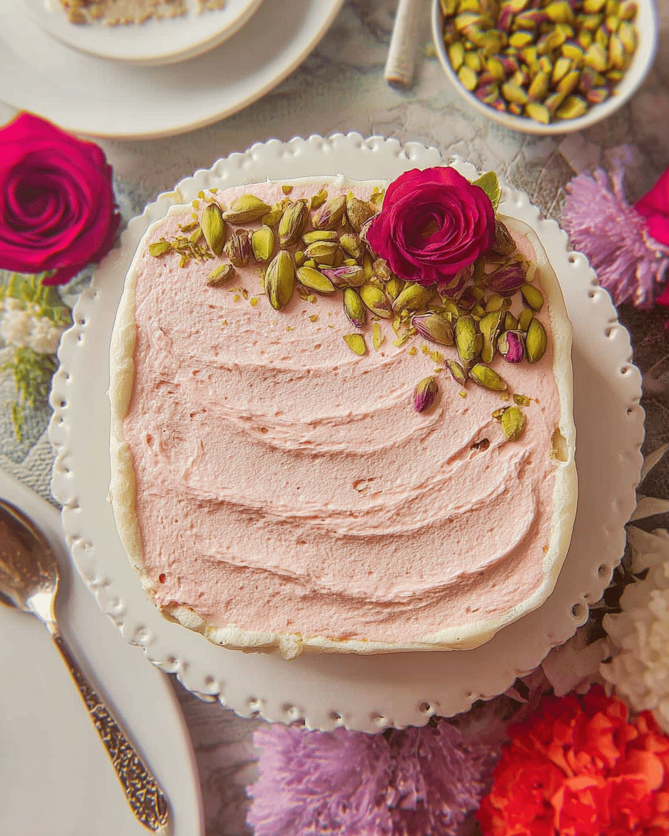Rose Tiramisu (No Raw Eggs)