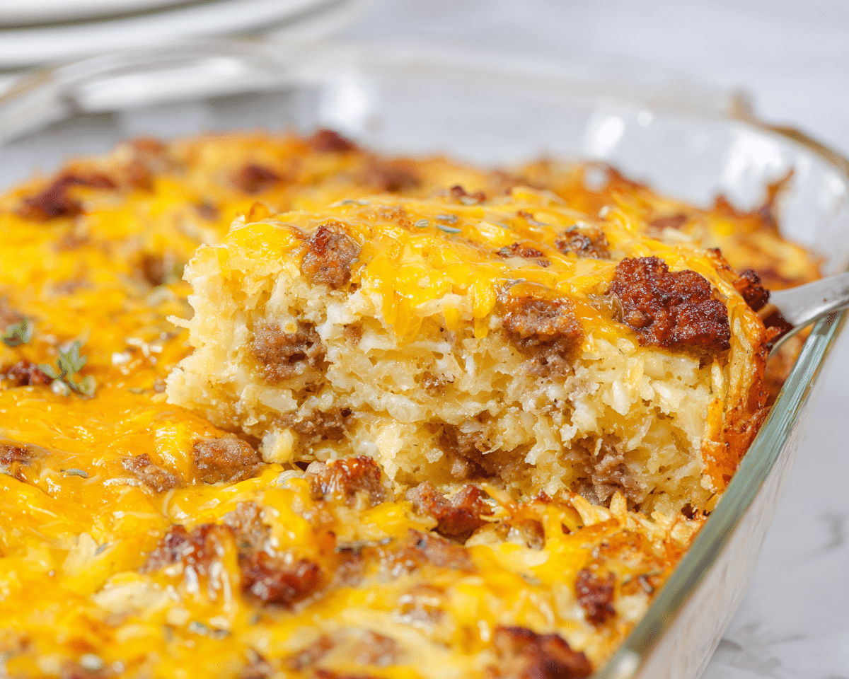 Sausage and Hash Brown Casserole For Spring