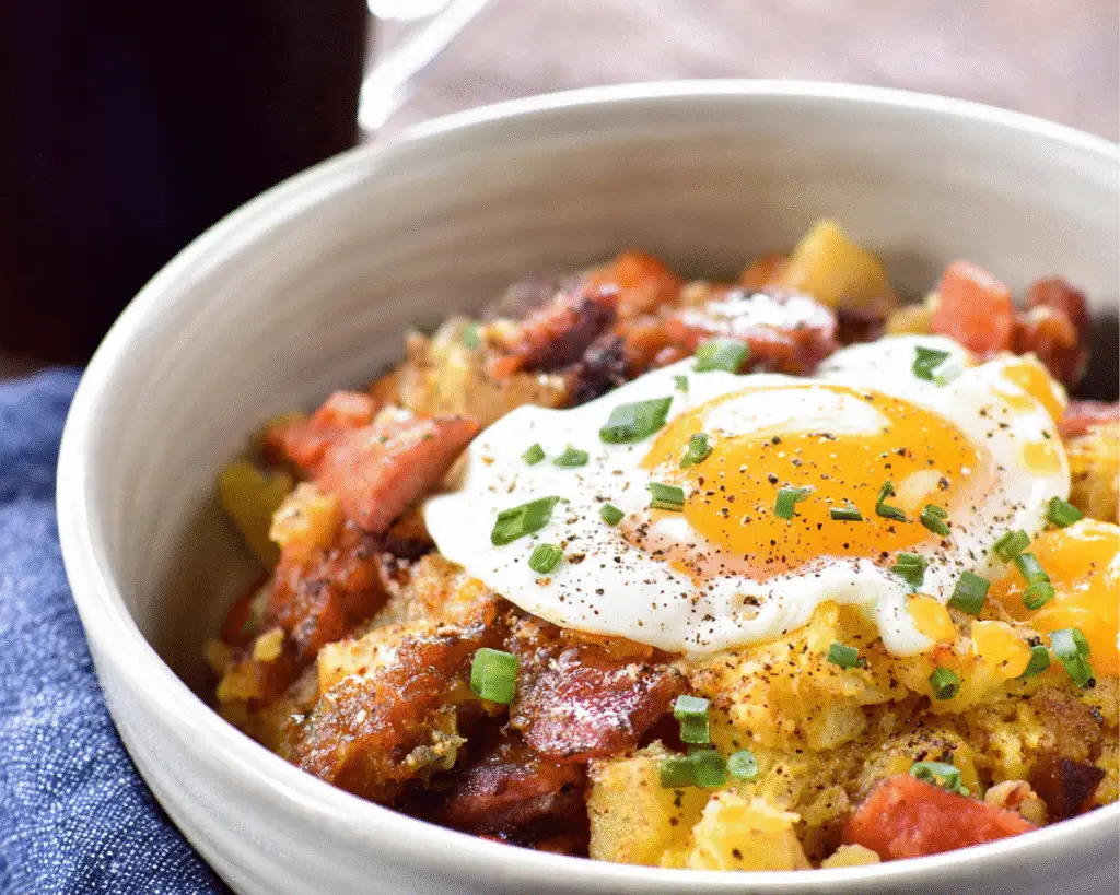 Sausage and Potato Breakfast Bowls For Spring