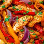 Sheet Pan Chicken Fajitas For Spring Dinner