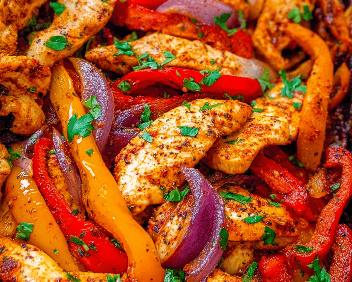 Sheet Pan Chicken Fajitas For Spring Dinner
