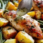 Sheet Pan Garlic Butter Chicken and Veggies For Spring Dinner