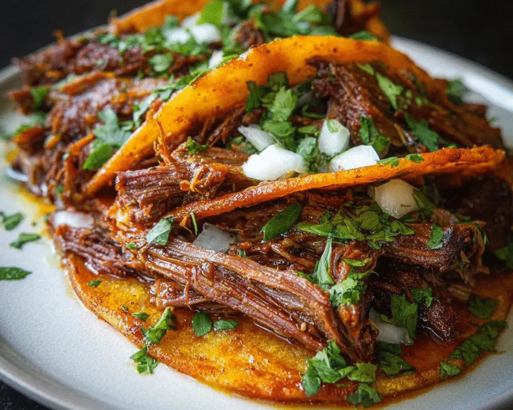 Slow Cooker Birria Tacos