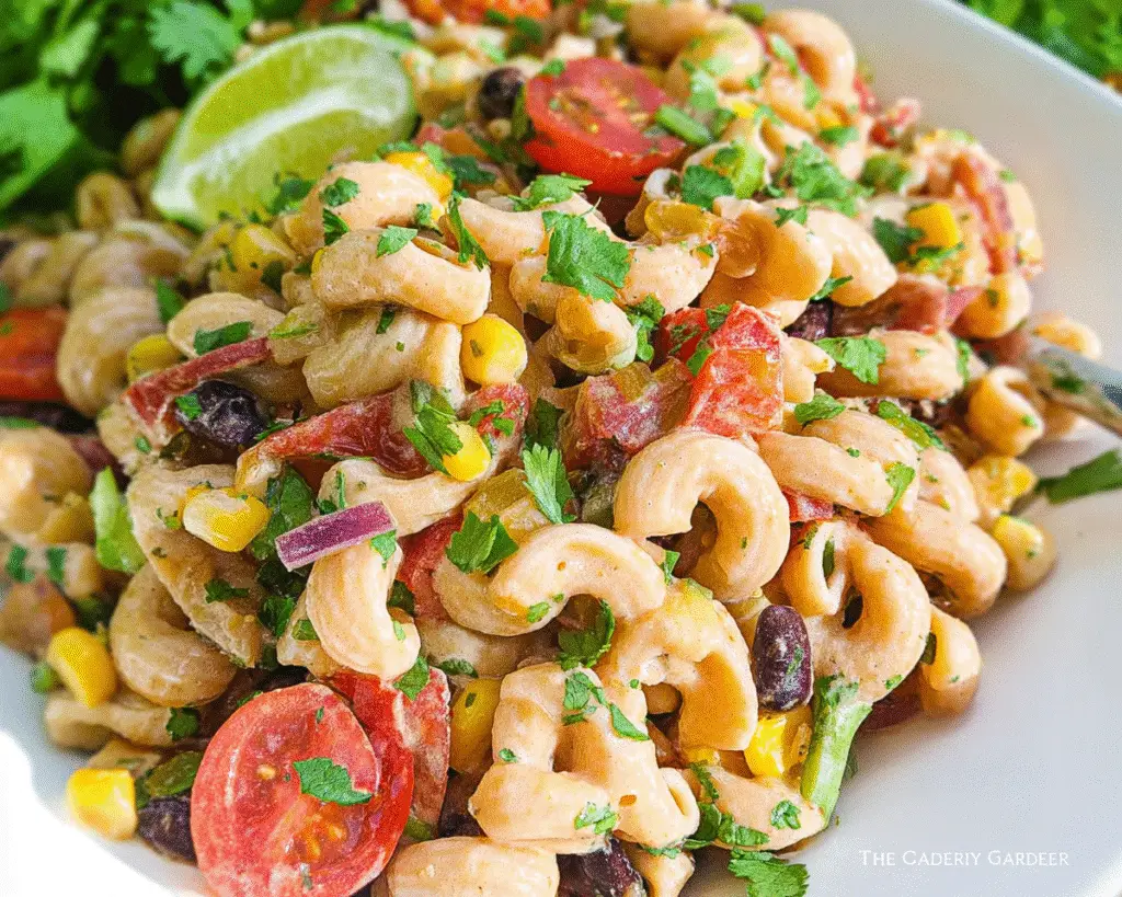 Southwestern Pasta Salad For Spring Dinner