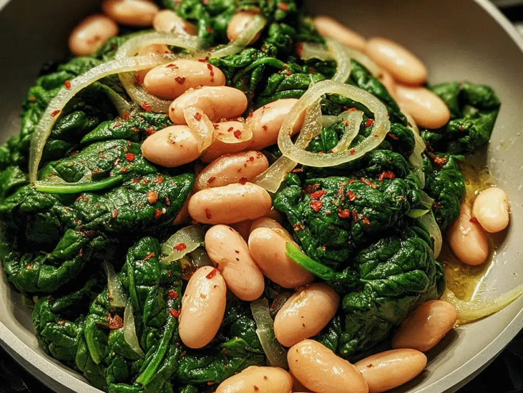 Spinach and White Beans