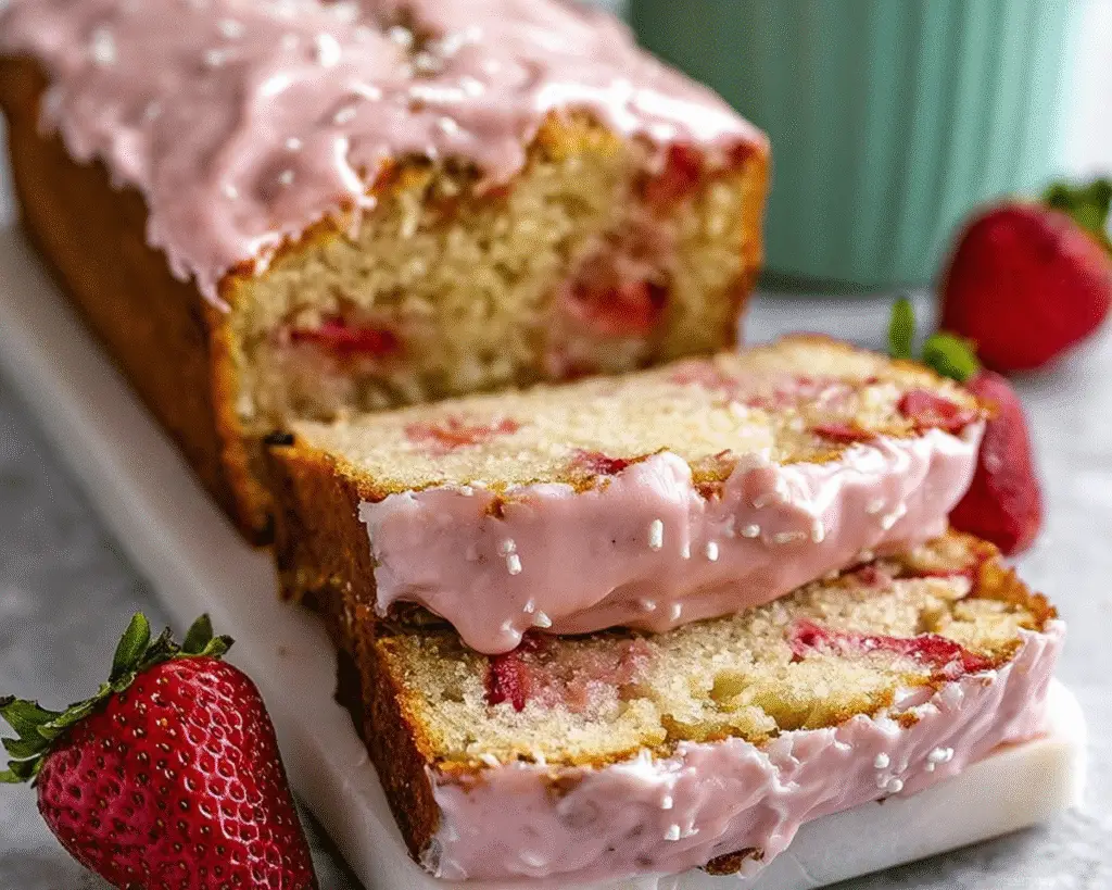 Strawberry Banana Bread For Spring Desserts