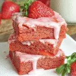 Strawberry Brownies For Spring Desserts