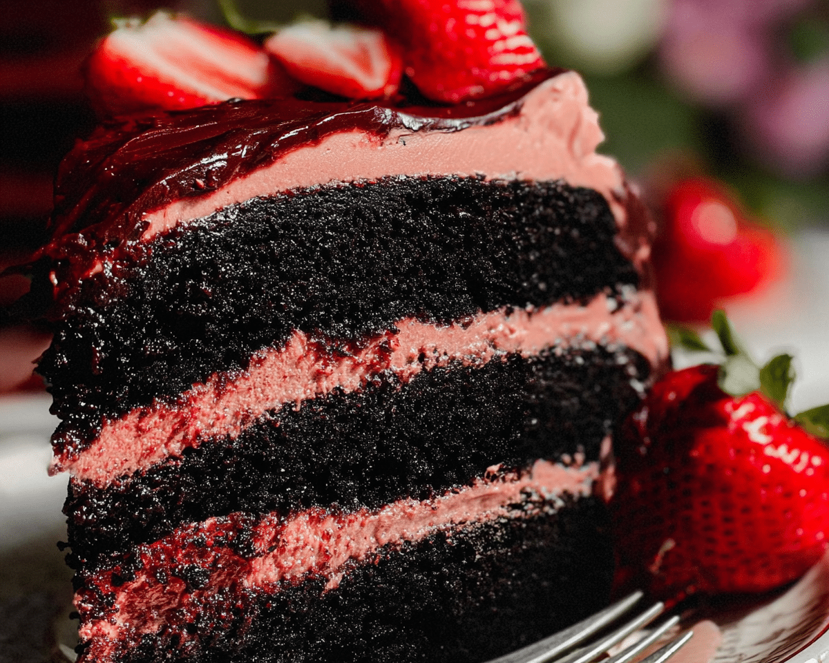 Strawberry Chocolate Cake
