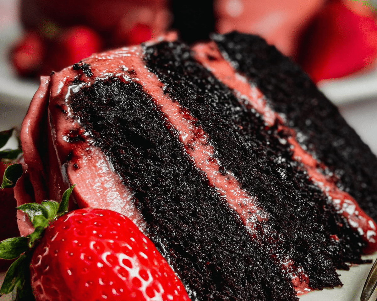 Strawberry Chocolate Cake