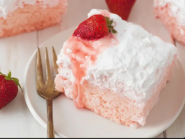 Strawberry Cloud Cake